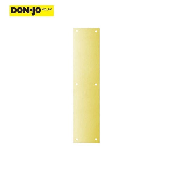 Don-Jo - 72 - Push Plate - 6" Width - Optional Finish