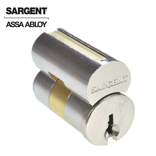 SARGENT - 6300 - Large-Format IC Core LFIC - 1-Bit - 6 Pins - SARGENT LA - 15 - Satin Nickel
