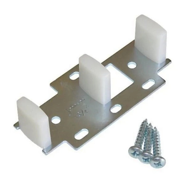 Johnson Hardware - 2034 - Door Guide - For 1-3/4" 200 Series Bypass Doors - Aluminum