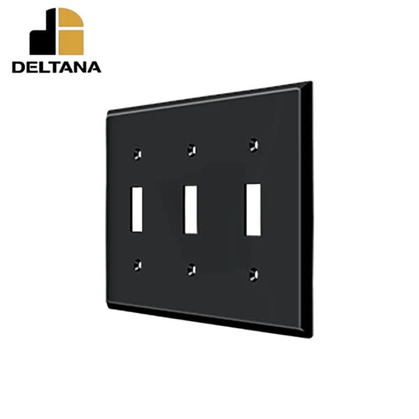 Deltana - Switch Plate - Triple Standard - Optional Finish