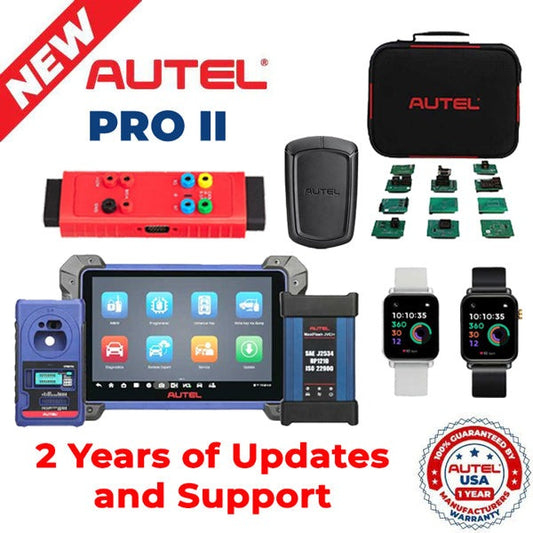 Autel - IM608 PRO II 2 Years of Updates + G-BOX3 + APB112 + IMKPA + 2x OTOFIX Smart Watch - Automotive Programming Bundle