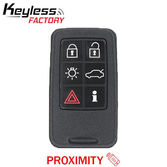 2007-2016 Volvo / 6-Button Smart Key / PN: 30659502 / KR55WK49266 / Keyless Drive / 902 MHz (AFTERMARKET)