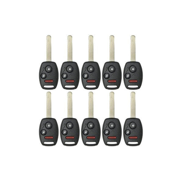 50 x 2007-2015 Honda / 3-Button Remote Head Key / MLBHLIK-1T (AFTERMARKET) (Bundle of 50)