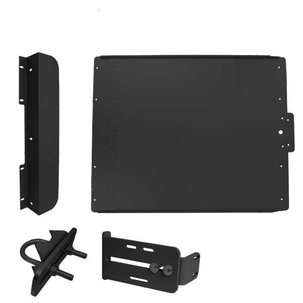 Lockey - ED40 - Edge Panic Shield Value Kit - With Latch Protector and Jamb Stop - Black