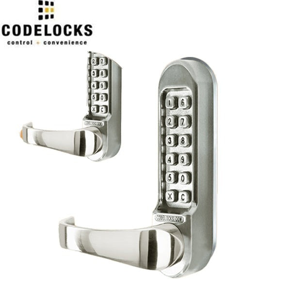 CodeLocks - CL510 - Mechanical Lock - Heavy Duty - Optional Backset - Tubular Mortise Latchbolt - Double Sided - Optional Finish