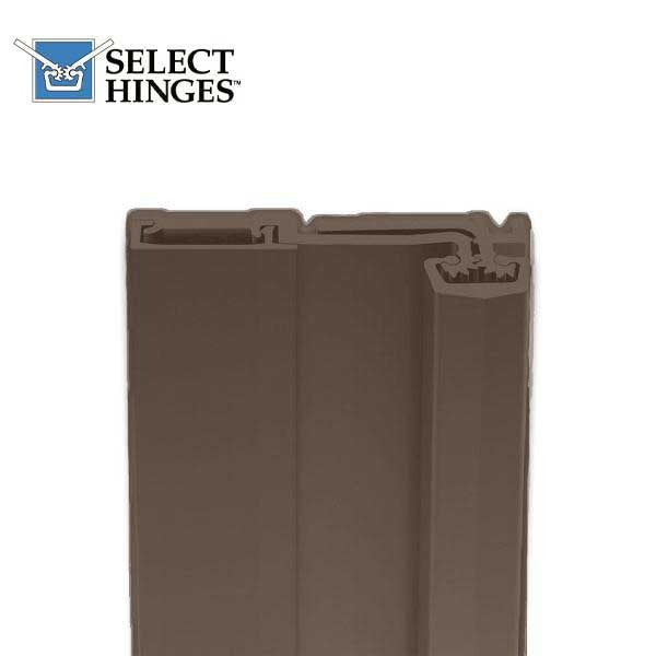 Select Hinges - 21 - 85" - Geared Full Service Continuous Hinge - Dark Bronze - Heavy Duty