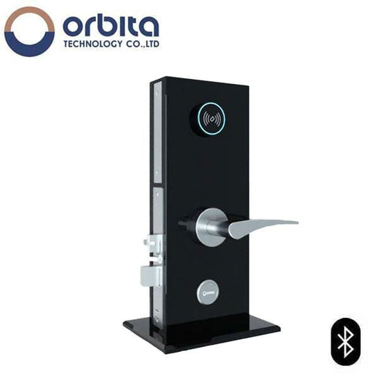 Orbita - S3074SBT - Mortise Hotel Lock - SPLIT Design - Bluetooth & RFID - Optional Lever Style - 6 VDC - Optional Finish - Grade 2