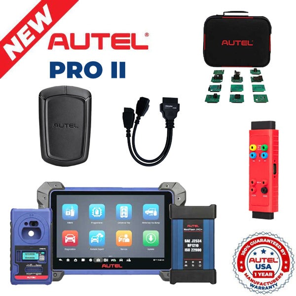 Autel - IM608 PRO II + G-BOX3 + APB112 + IMKPA + Chrysler Bypass Cable - Automotive Programming Bundle