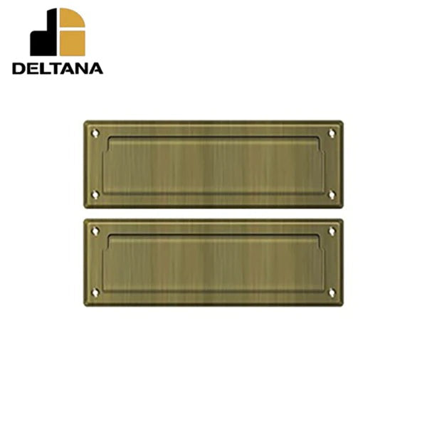 Deltana - Mail Slot 8-7/8" w/ Back Plate - Optional Finish