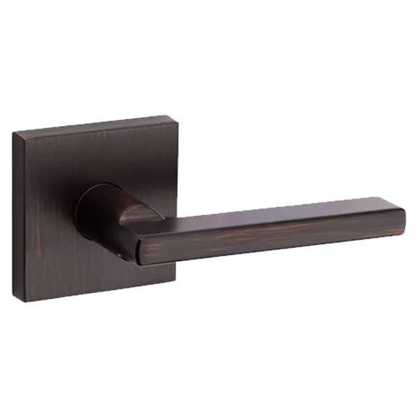 Kwikset - Halifax Lever Set - Square Rose - Optional Function - Optional Finish - Grade 2