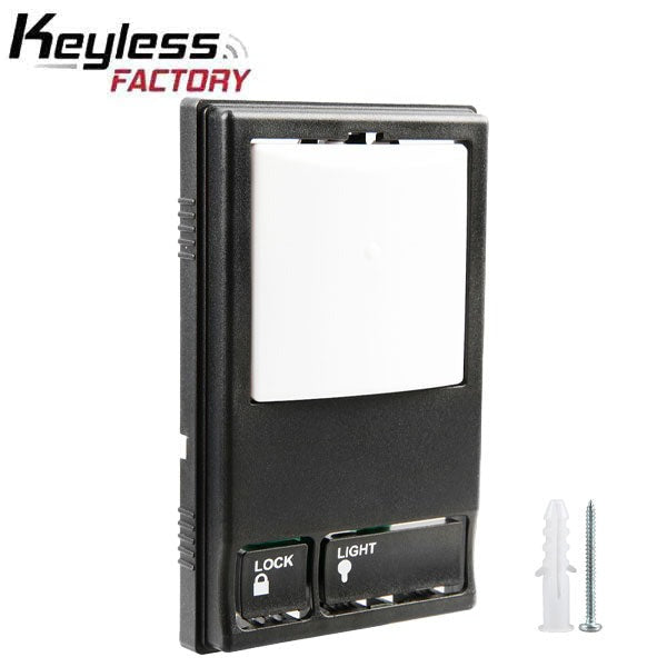 KeylessFactory - KeyChain Garage Door Remote Opener - Compatible with Liftmaster multifunction Garage Wall Keypad Control Panel