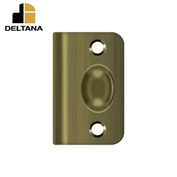 Deltana - Strike Plate for Ball Catch - and Roller Catch - Optional Finish