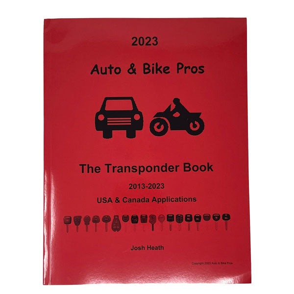 The Transponder Book - 2013-2023 - Volume 3 - Auto & Bikes Pros - Josh Heath