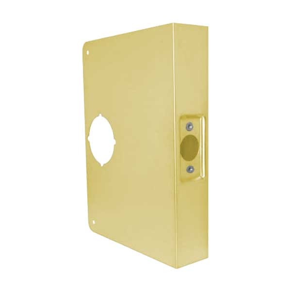 Don-Jo - Extended Wrap Around #55 - 5" - 1-3/4" Doors - Polished Bronze - (55-PB-CW)