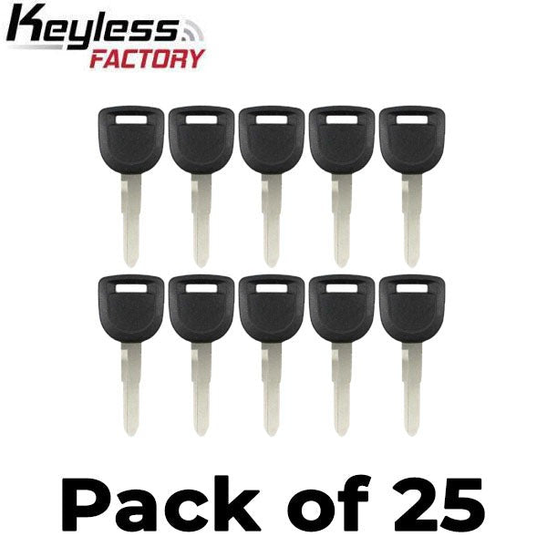 25 x 2003-2014 Mazda MZ24 / MZ34 Transponder Key (Chip 4D63 80 Bit) (AFTERMARKET) (Bundle of 25)