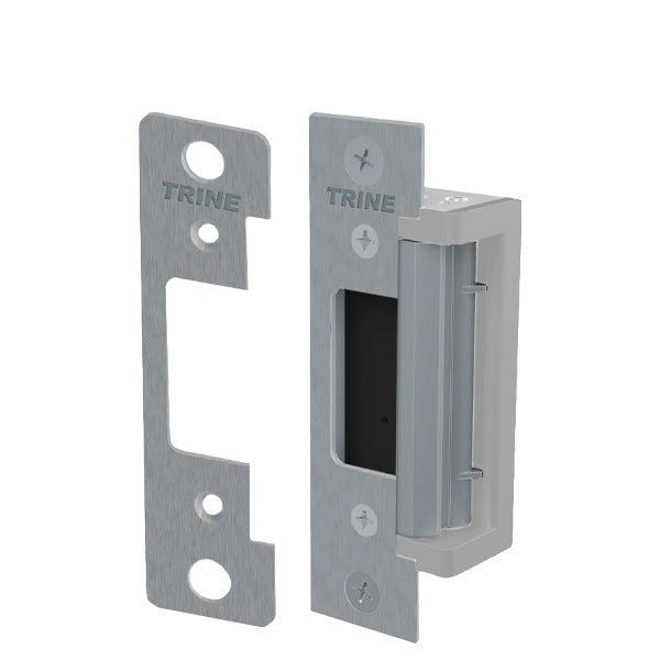 Trine - 4300 - Electric Strike - 4 Faceplates - Satin Stainless Steel Finish - Grade 1