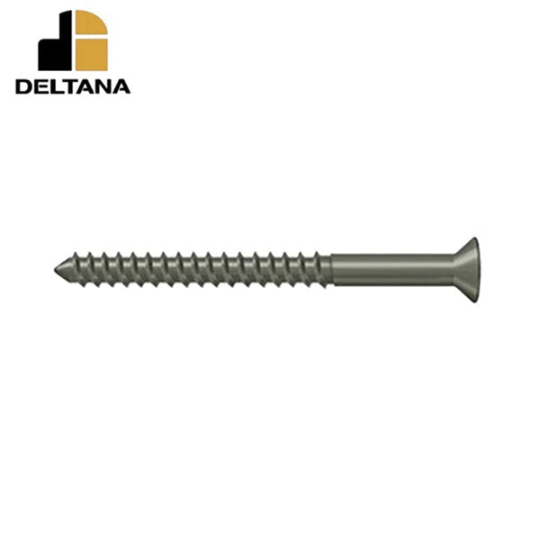 Deltana - Wood Screw - SB - #10 x 2-1/2" - Optional Finish
