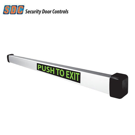 SDC - MSB550W-2VW - Outdoor Mechanical Switch Bar Exit Device - 36" - Weather Sealed - Heavy Duty - 628 - Aluminum Clear Anodized