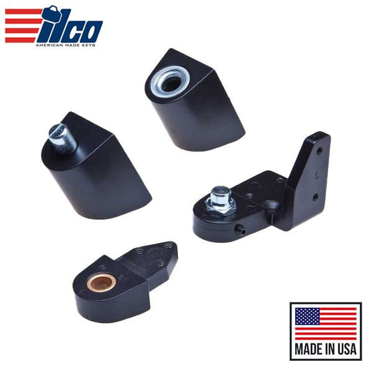 Ilco - Recessed Door Offset Pivot Hinge Set - Dark Bronze - LH