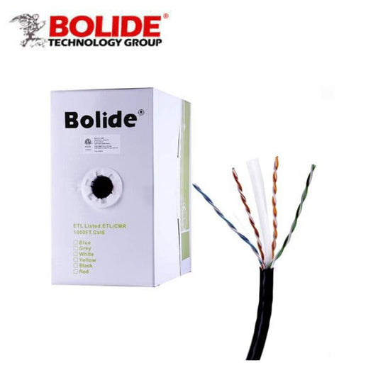 Bolide - BP0033 - Network Cable - Cat6 - CMR Rated PVC Jacket - 1000ft - Blue