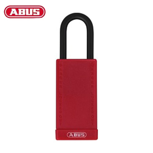 Abus - 19659 - Plastic-Covered Aluminum Core Padlock 74Lb/40 - Keyed Different - Optional Finish - 6 Pack