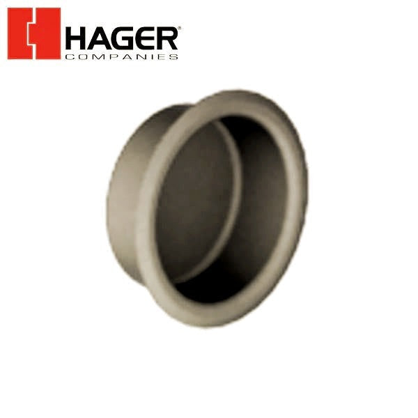 Hager - 2610 - Flush Cup Finger Pull - 3/4" - Optional Finish