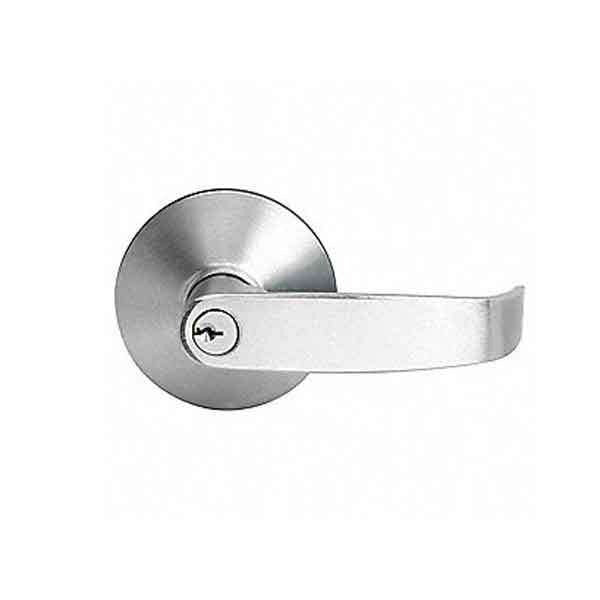 TownSteel - ED5500L - Key-in-Lever Exit Trim - 2-3/4 " Backset - for ED5500/ED5600 Exit Devices - Night Latch Function - Satin Chrome - Grade 1