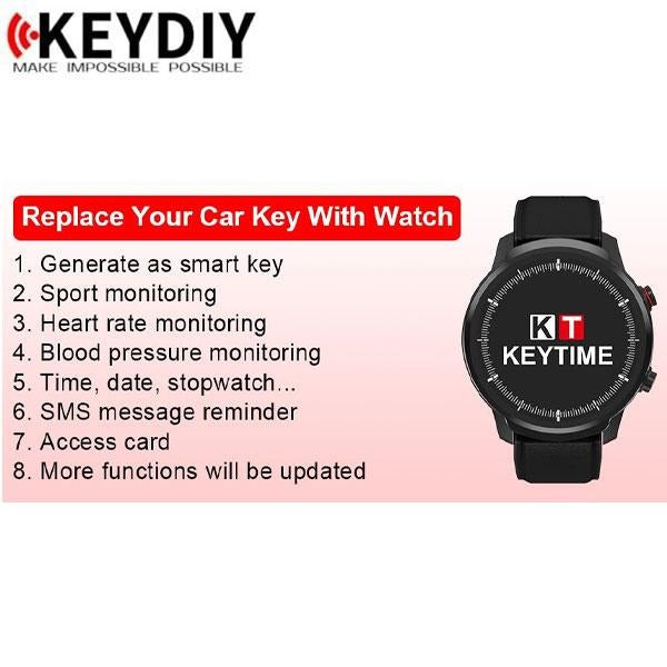 KEYDIY - KeyTime - LED Universal Smart Watch Remote - Waterproof - Replace Your Car Remote