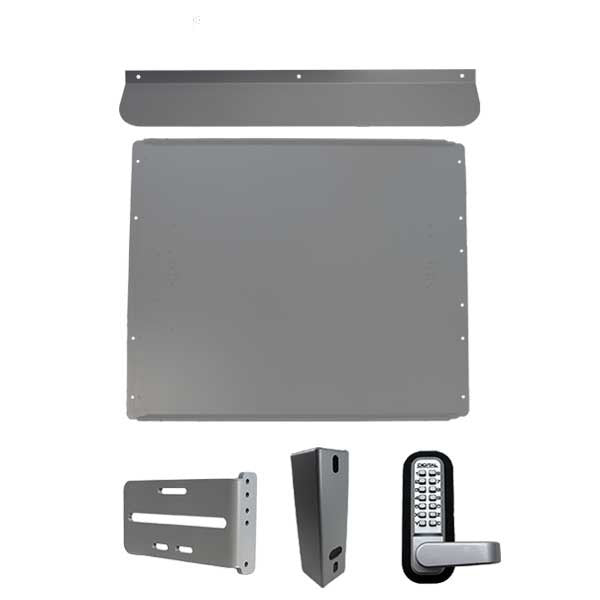 Lockey - PS60 - Standard Panic Shield Security Kit - With Keypad Lock and Gate Box - Black