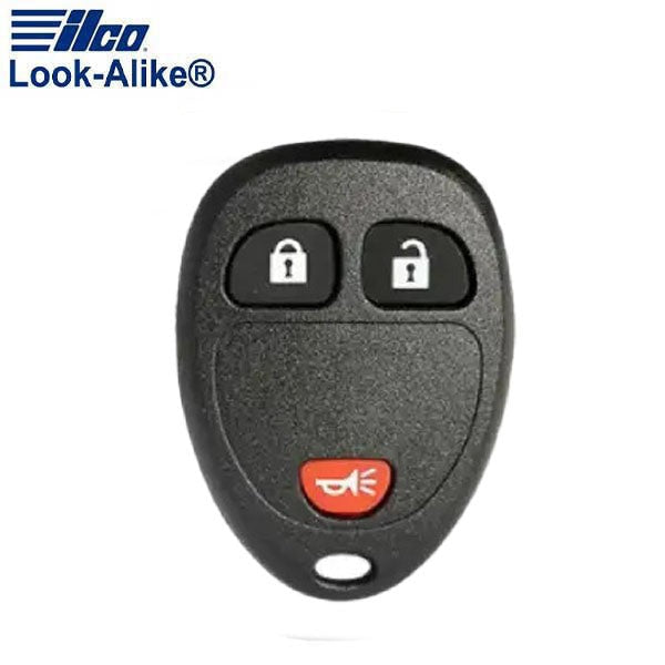 Ilco - 2007-2017 GM - GM-RKE3B2 - 3-Button Keyless Entry Remote Key SHELL (AFTERMARKET)