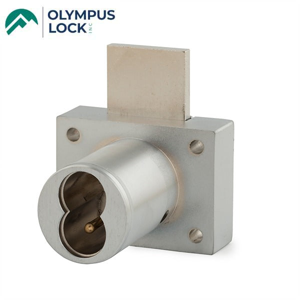 Olympus - 721DW - IC Core Deadbolt Cabinet Drawer Lock - BEST SFIC - Optional Cylinder Length - Satin Chrome - Optional Key Retaining - Optional High Security - Grade 1