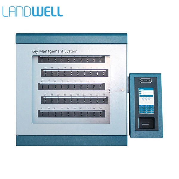 Landwell - I Keybox - Intelligent Key Management System - Android OS - Single Cabinet - Key Safe - RFID - Expandable - Optional Key slots