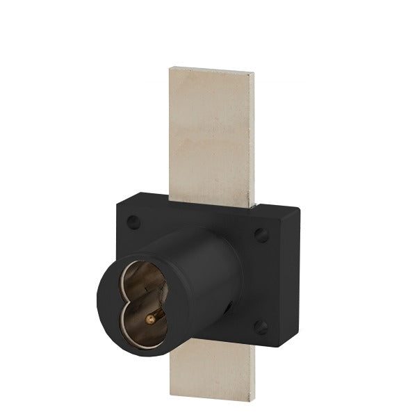 Olympus - 721DW - IC Core Deadbolt Cabinet Drawer Lock - BEST SFIC - 1-1/4" Cylinder Length - Long Bolt - Flat Black - Optional Key Retaining - Optional High Security - Grade 1