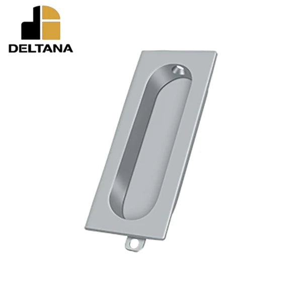 Deltana - Flush Pull - Rectangle - 3-1/8" x 1-3/8" x 1/2" - Optional Finish