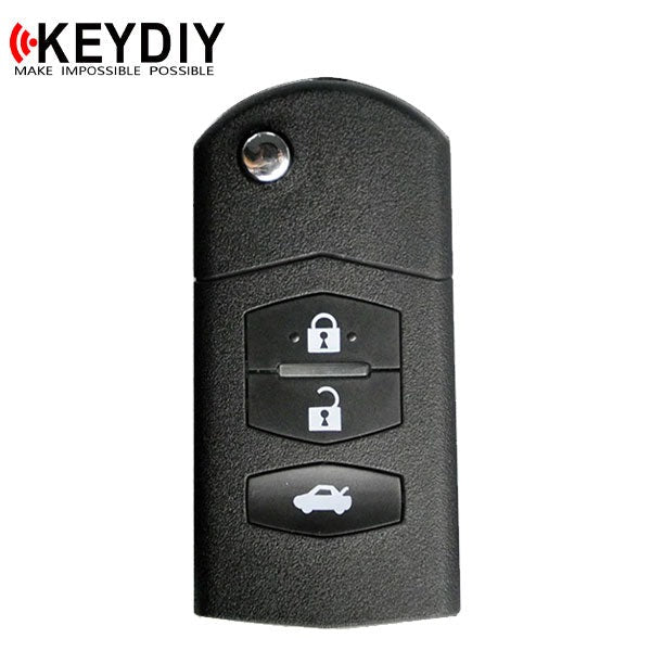 KEYDIY - Mazda Style - 3-Button Flip Key Blank (KD-B14-3)
