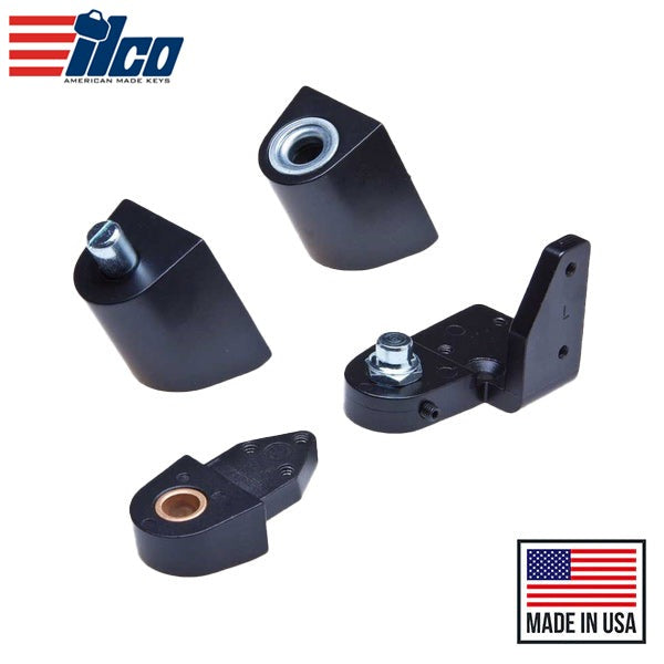 Ilco - Recessed Door Offset Pivot Hinge Set - Dark Bronze - LH