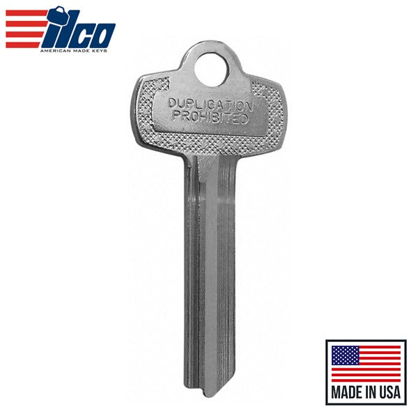 Ilco - 1A1M1 - BEST M Key Blank - 6 or 7 Pin