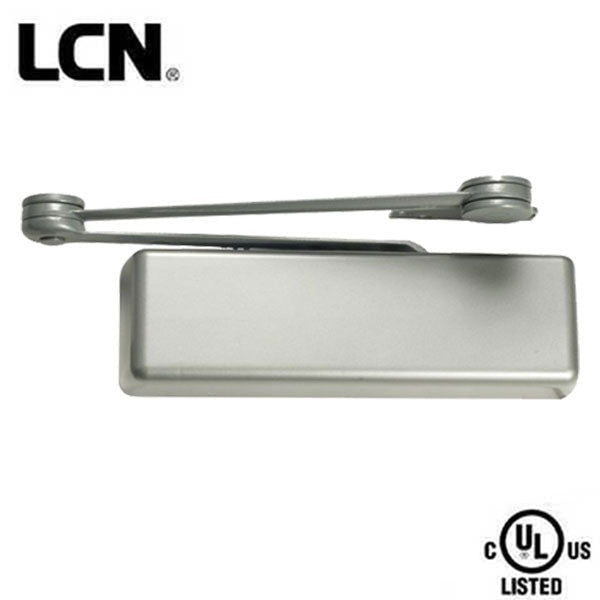 LCN - 4111EDA - Hydraulic Door Closer With Thick Hub Shoe - Optional Handing - Back Check Function - PA Bracket - Adjustable Size 1-6 - Plastic Cover - Aluminum - Fire Rated - Grade 1