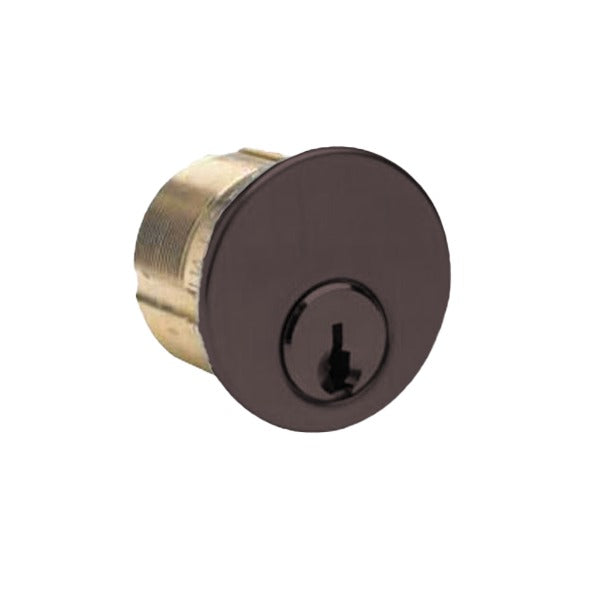 Ilco - 7165 - Mortise Cylinder - 5 Pin - 1" - Schlage C - Adams Rite Cam - KA2 - 10B- Oil Rubbed Bronze - Grade 1