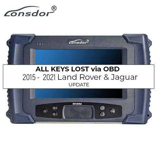 Lonsdor K518 USA - 2015-2021 Land Rover & Jaguar - All Keys Lost via OBD - ( machine sold separately )