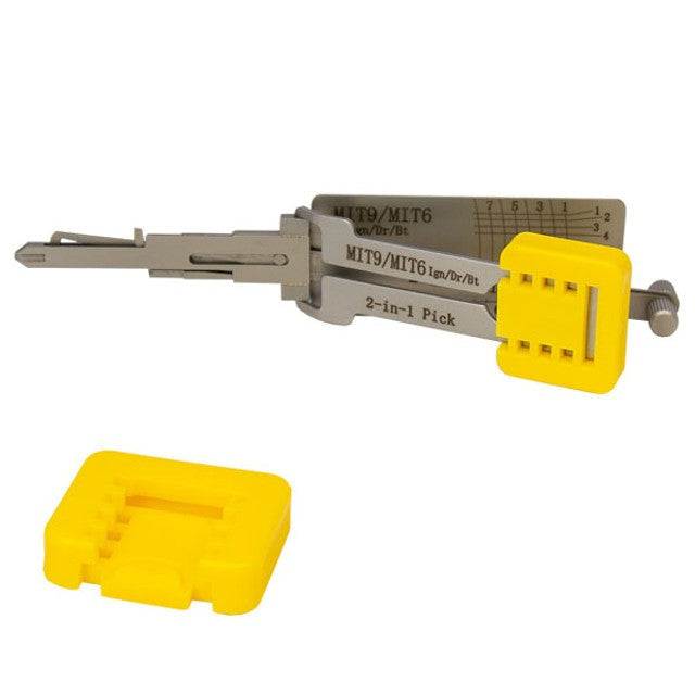 Finger Saver - Thumb Brace Support for Original Lishi Pick Tools - Yellow