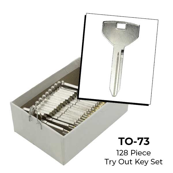 AeroLock - TO-73 - Chrysler Neon 1994 - All Lock Try-Out Set - Y157 - 128 Keys