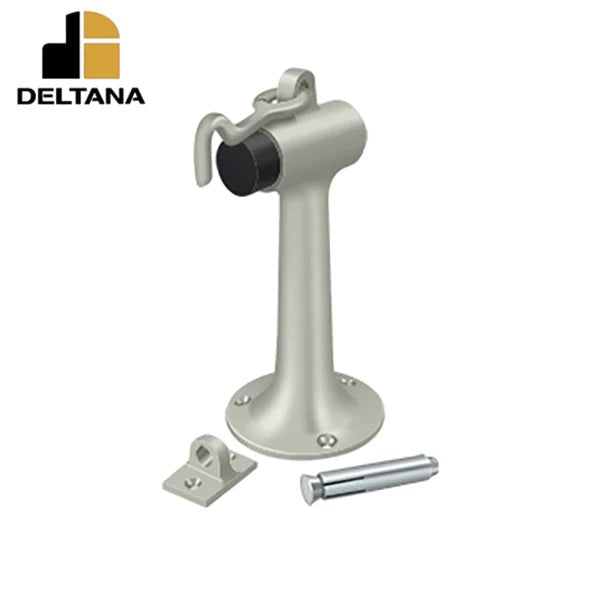 Deltana - Floor Mount - 6" Bumper w/ Hook - Optional Finish