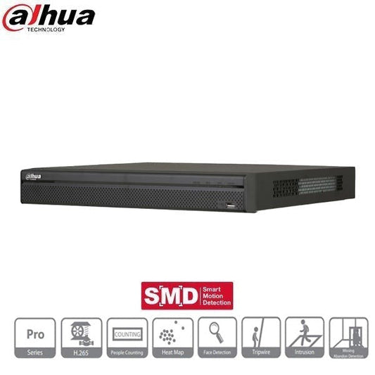 Dahua / 32 Channel / 12MP / NVR / 2 SATA / 6TB HDD / DH-N52B5P6