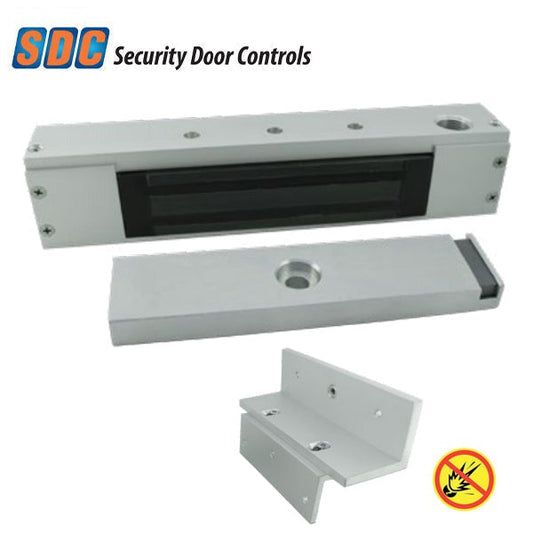 SDC - EP17624TJ - Explosion-Proof Electromagnetic Lock - Single - Top Conduit - 600lbs