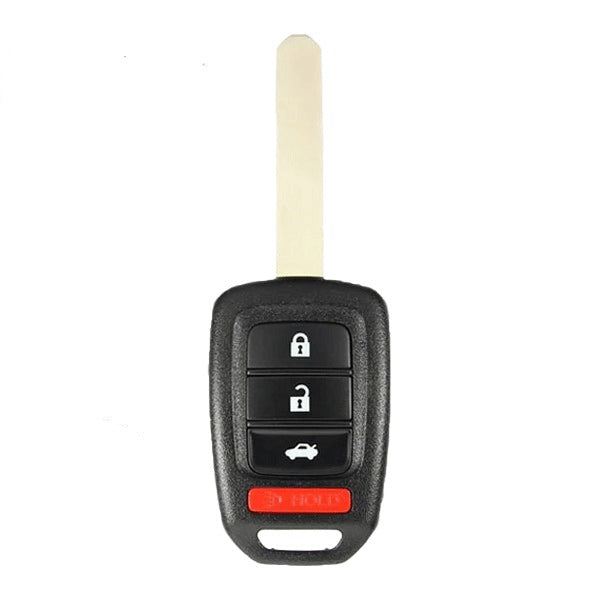 10 x 2013-2015 Honda Accord Civic / 4-Button Remote Head Key / PN: 35118-T2A-A20 / MLBHLIK6-1T (OEM Recase)