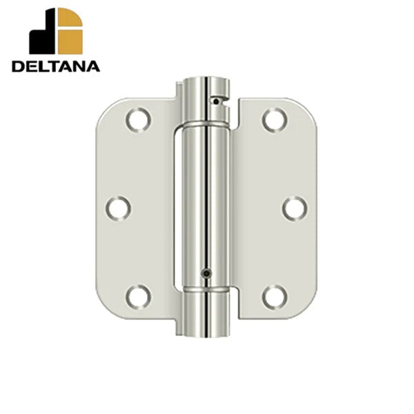 Deltana - 3-1/2" x 3-1/2" x 5/8" Spring Hinge - Optional Finish
