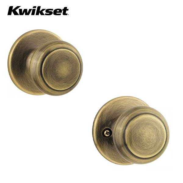 Kwikset - Cove Knob Set - Round Rose - Optional Finish - Optional Function - Grade 3