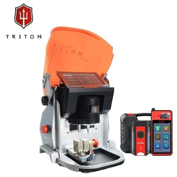 Triton PLUS - Automatic Key Cutting Machine (Automotive Edition) + Autel KM100 Universal Key Generator Kit