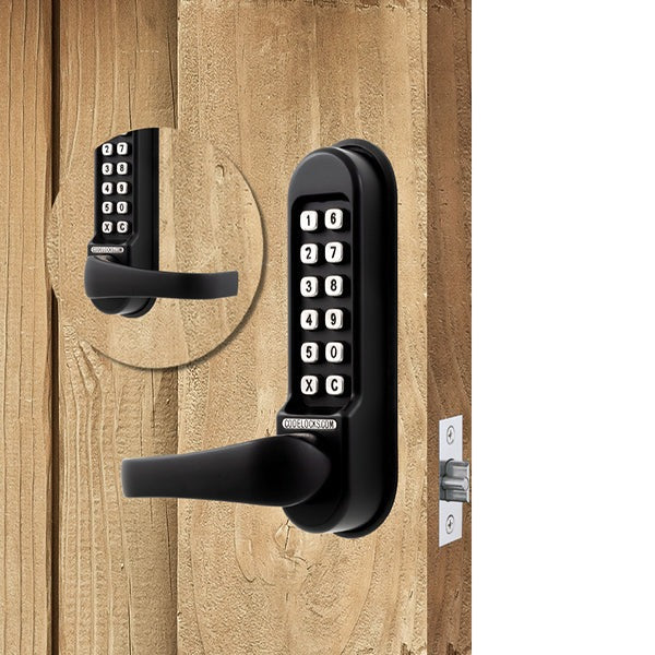 CodeLocks - CL510 - Mechanical Lock - Heavy Duty - Optional Backset - Tubular Mortise Latchbolt - Double Sided - Optional Finish